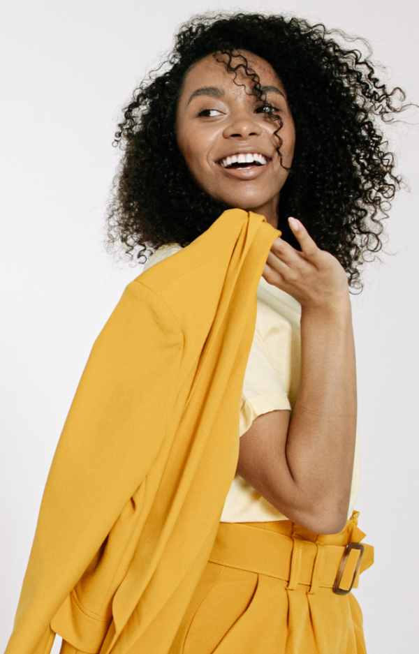 Yellow blazer